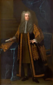 Arthur onslow, speaker of the house of commons from 1728 1761, treasurer of the navy in 1734 (d. 1768)