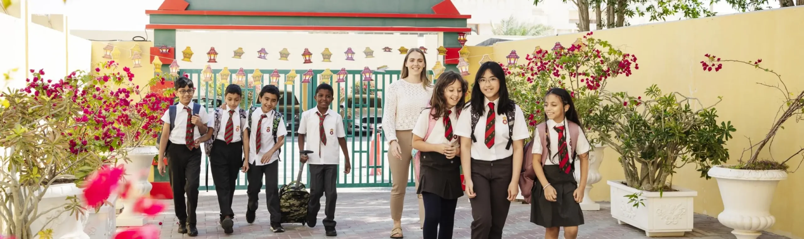 School timings banner